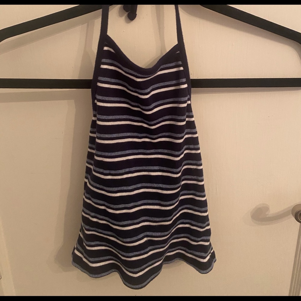 Brandy Melville striped halter top
